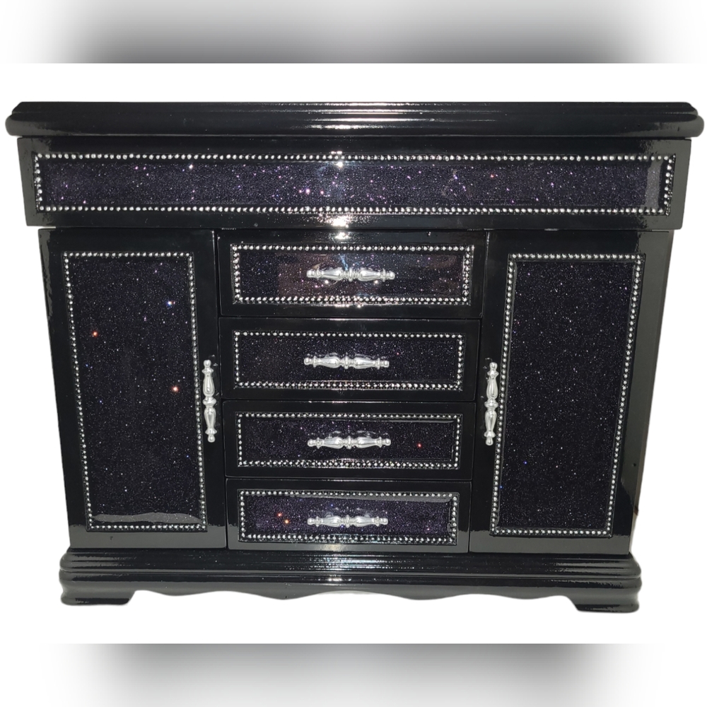 Extra Large Refinishef Jewelry Box - Picture 10 of 10